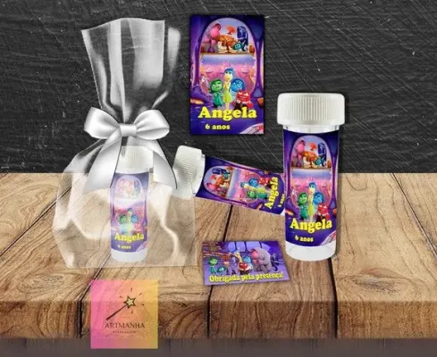 Bolha de Sabão Divertidamente Personalizada - artesanato de Artmanha Lembrancinhas