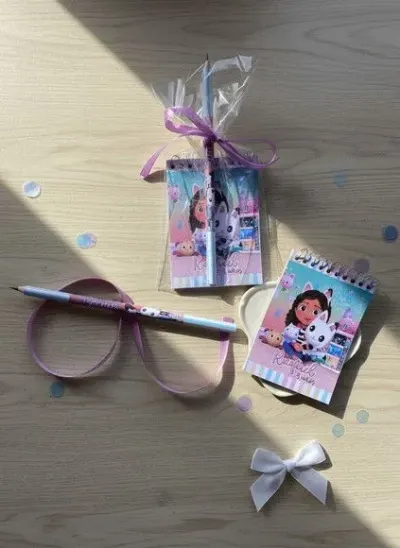 Bloquinho - Casa Mágica da Gabby Personalizado - artesanato de Mi Papelaria Criativa