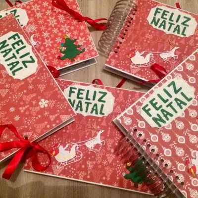 Álbum de Natal (versão 2) - artesanato de Ateliê de Criação Usina Caseira
