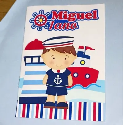 Revista para Colorir Marinheiro 14x10