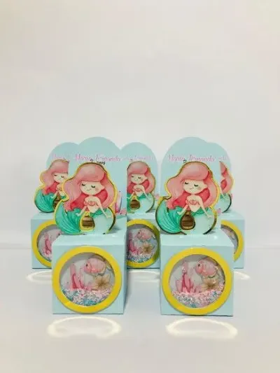 Caixa Cenário com Visor Seria - artesanato de Fina Essência Papelaria Personalizada