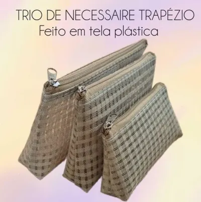Kit Necessaire Trapézio - artesanato de Innovare Studio