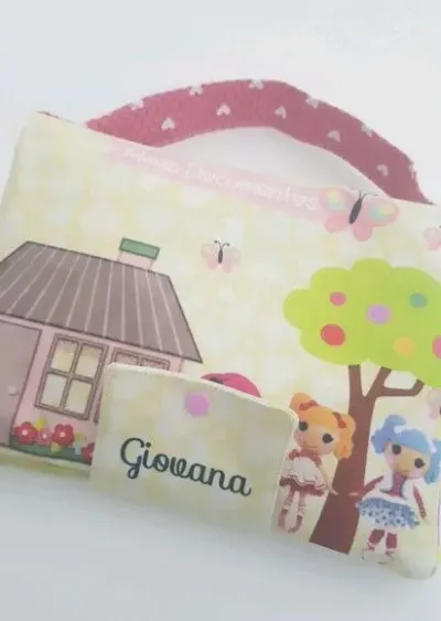 Kit higiene do bebê- Porta fraldas e lenço umedecido - artesanato de Innovare Studio