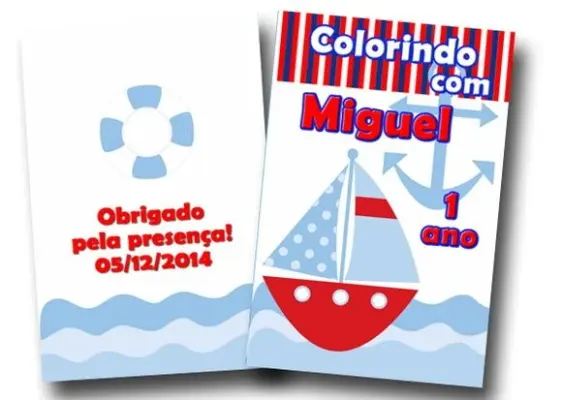 Revista de colorir Marinheiro - artesanato de PAPCRIE
