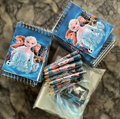 Bloquinho Frozen Personalizado - artesanato de Artmanha Lembrancinhas