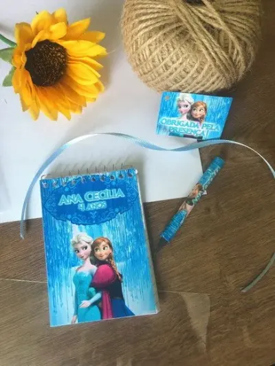 Bloquinho Frozen Personalizado - artesanato de creativitybynina