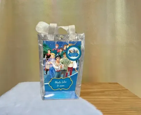 Sacola Transparente Disney Príncipes Personalizado - artesanato de Artmanha Lembrancinhas