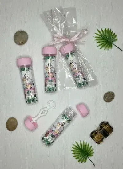 Bolha de Sabão - Safari Personalizado - artesanato de Mi Papelaria Criativa