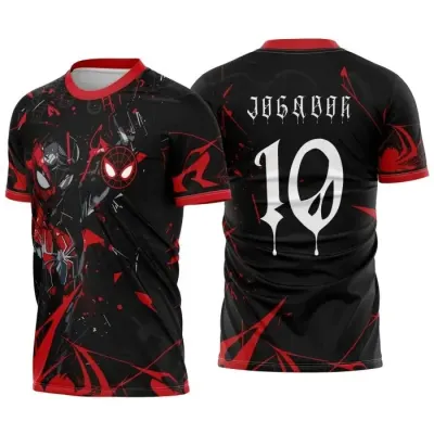 Camisa Interclasse Modelo 298 Aranha Vermelha - artesanato de JD PRINT 3D