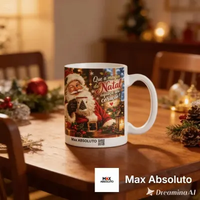 Caneca Personalizada de Cerâmica 325ml - Edição Especial - artesanato de Max Absoluto