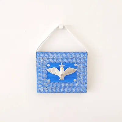 Divino Céu Azul - artesanato de Estudio Bananeira