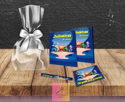 Bloquinho Divertidamente Personalizado - artesanato de Artmanha Lembrancinhas