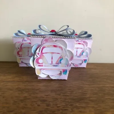 Caixa Sushi Tie Day - artesanato de Fina Essência Papelaria Personalizada