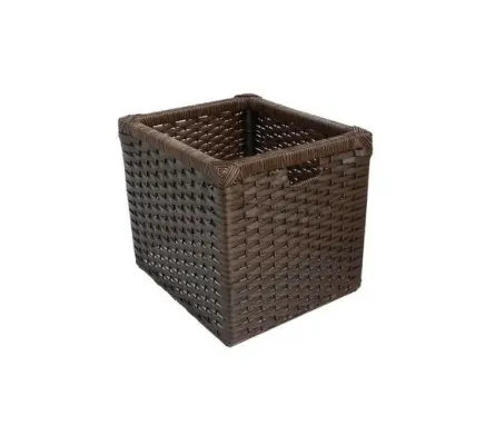 Cesto Gaveta Sintético Argila 34x34x34 - artesanato de Mundo Urbano