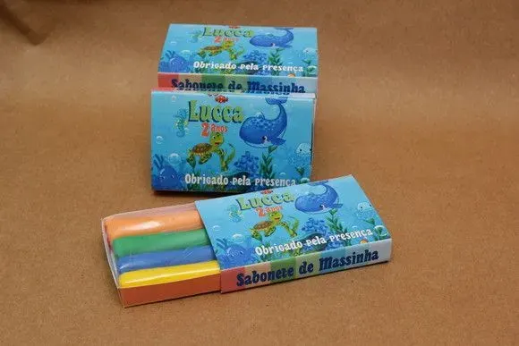 Lembrancinha Personalizada Sabonete Mágico Massinha - artesanato de Juliana Biz - casa e bem estar