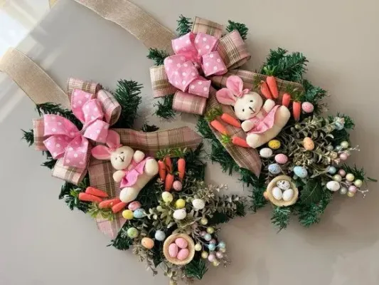 Decoração para Páscoa - Escapulário de Páscoa - artesanato de edeatelier
