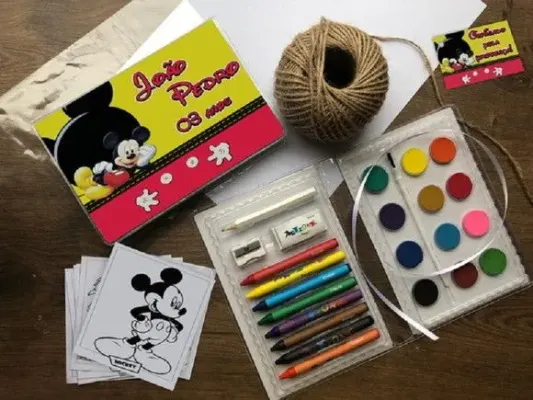Estojo de Pintura Mickey Personalizado - artesanato de creativitybynina