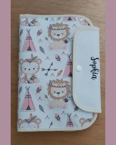 Porta Documentos Infantil - artesanato de Innovare Studio