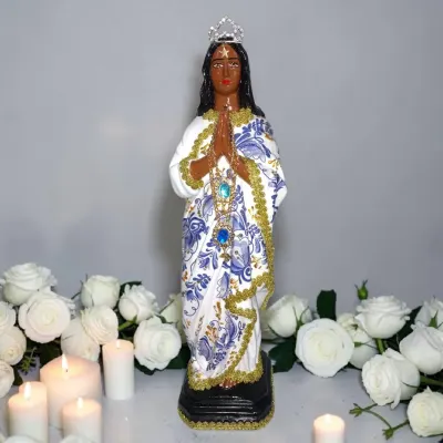 Santa Sara Kaly (Ornamentada)40cm - artesanato de artes_esotericas