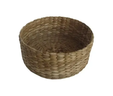 Taboa Cesto redondo Natural 26x11 - artesanato de Mundo Urbano