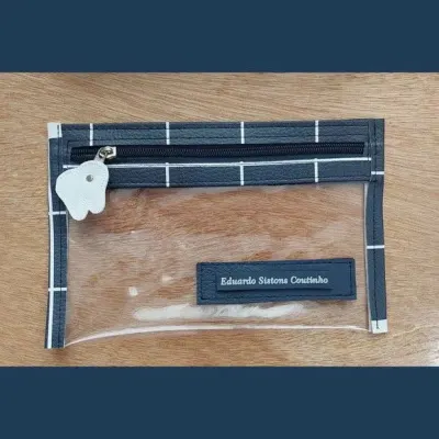 Necessaire Porta Escova de Dente - Sintético - artesanato de Innovare Studio