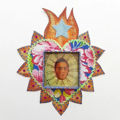 Capela Coração de Frida - artesanato de Estudio Bananeira