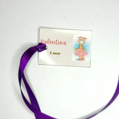 Tag Girafa Personalizada - artesanato de Mi Papelaria Criativa
