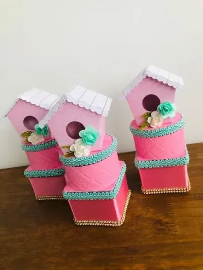 Caixa Duo Tema Jardim - artesanato de Fina Essência Papelaria Personalizada