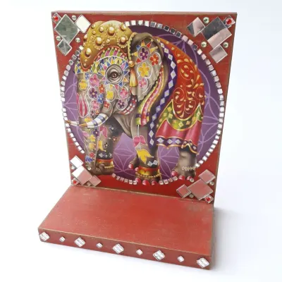 Altar Indiano Vermelho - artesanato de Estudio Bananeira