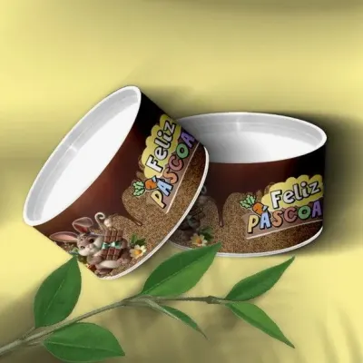 Tubo Lata - Páscoa Personalizada - artesanato de Mi Papelaria Criativa