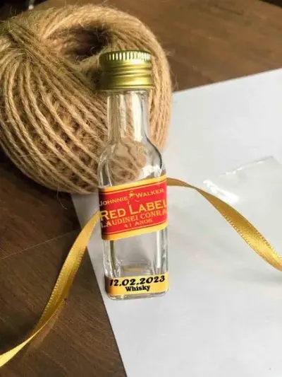 Garrafinha 20ml Personalizada - artesanato de Mi Papelaria Criativa