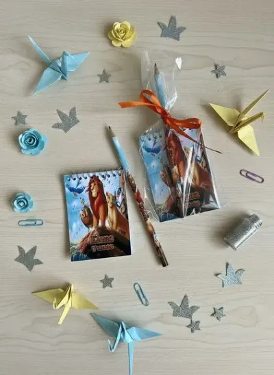 Bloquinho - Rei Leao Personalizado - artesanato de Mi Papelaria Criativa