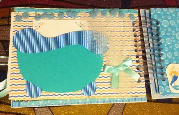 Álbum Fundo do Mar (versão Masculina) - artesanato de Ateliê de Criação Usina Caseira