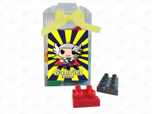 Bloco de Montar Thor Personalizada - artesanato de creativitybynina
