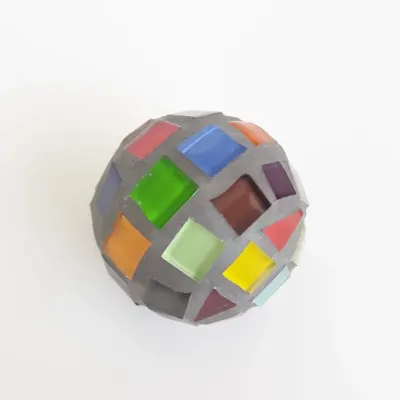 Peso de Papel Mosaico Gaudí - artesanato de Estudio Bananeira