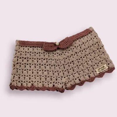 conjunto cropoed e shortinho - artesanato de Ateliê Lu Ribeiro