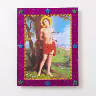 Poster Retrô São Sebastião - artesanato de Estudio Bananeira