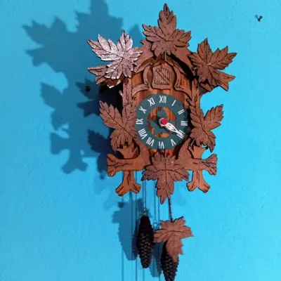 Relógio mini cuco , artesanal em madeira e MDF! - artesanato de RR Artesanatos
