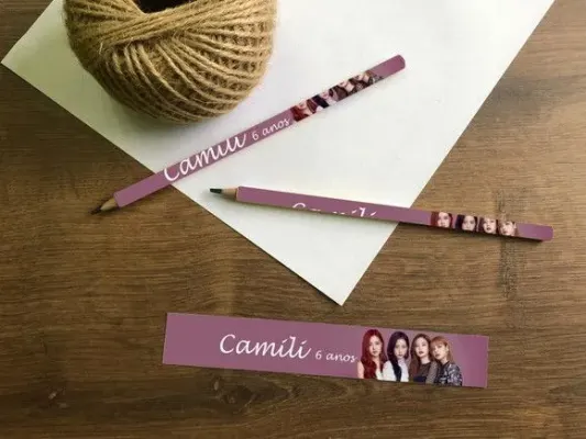 Lápis Personalizado - artesanato de Mi Papelaria Criativa