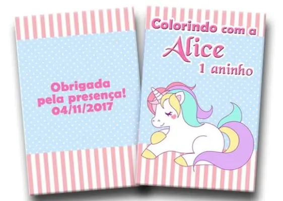unicórnio Revista para colorir 14x10