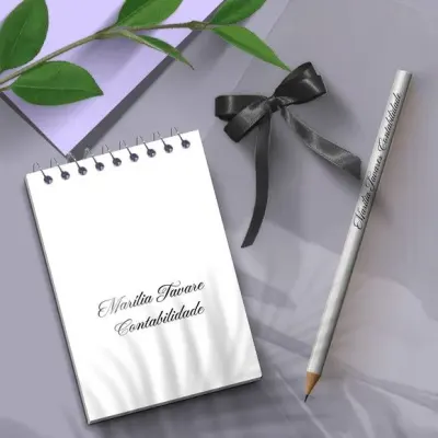 Bloquinho - Logo Marca Personalizado - artesanato de Mi Papelaria Criativa