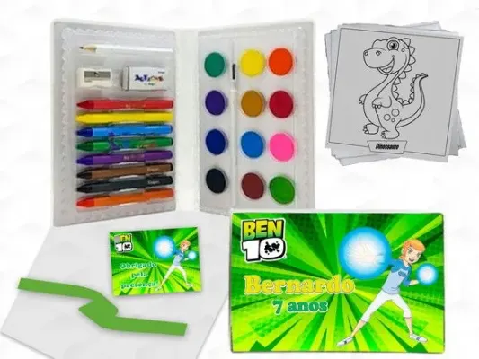 Estojo de Pintura Ben 10 Gwen Personalizado - artesanato de creativitybynina