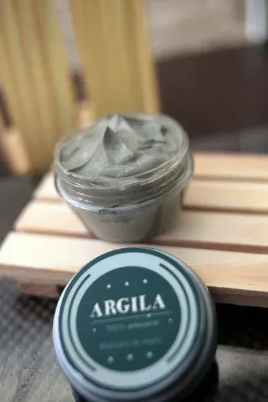 Máscara mousse de Argila Verde - artesanato de Juliana Biz - casa e bem estar