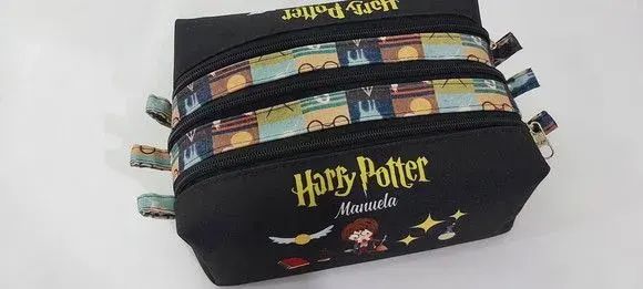 Estojo Triplo Personalizado - artesanato de Innovare Studio