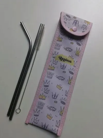 Porta canudo ecológico Coroas - artesanato de Innovare Studio