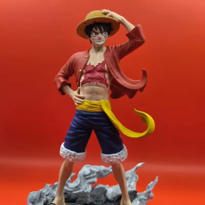 Monkey D. Luffy One Piece Colecionaveis Anine Boneco Action figure - artesanato de 3D BILLA