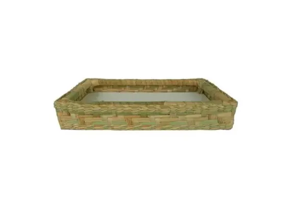 Taboa Bandeja Retangular NT 40x25x08 - artesanato de Mundo Urbano