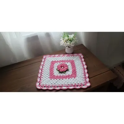 Porta Lingerie em Crochê - Rosália - artesanato de Mari Crochê feito com carinho!