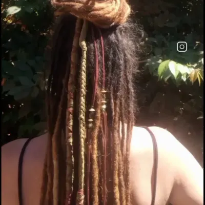 HairWrap Assessório Boho para Cabelos - artesanato de Luna Dreads e Artes 🌜