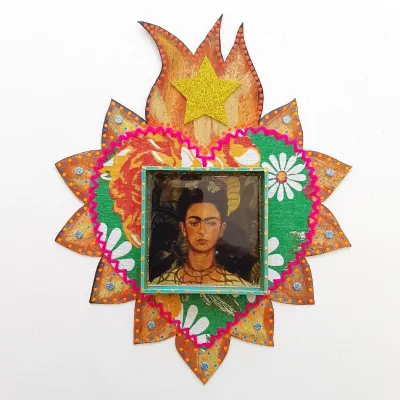 Capela Coração de Frida - artesanato de Estudio Bananeira